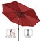 Villacera 9-Foot Outdoor Patio Umbrella, Red 83-OUT5445 - alternate 4